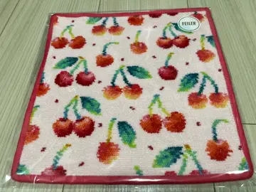 러브러리 바이 페이 페일 핑크 체리 도트 손수건 WEB 한정판