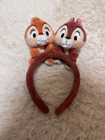 칩과 데일 머리띠 봉제 인형