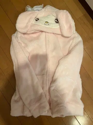 마이멜로디 마이멜로디 복슬복슬 복슬복슬 후드 부착 후드티