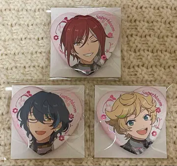 [ 미사용 ] 앙스타 Switch 스타포니 캔뱃지 3개 세트