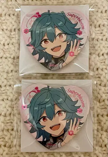 [ 미사용 ] 앙스타 호조 라이카 스타포니 캔뱃지 2개 세트