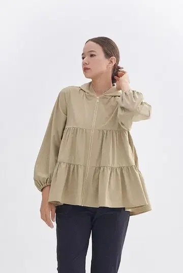 Yori 요리 발수 스트레치 후드티