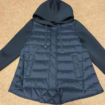 루일 에 부티크 종이상자 니트 이소재 절개 라이트 다운 M 블랙