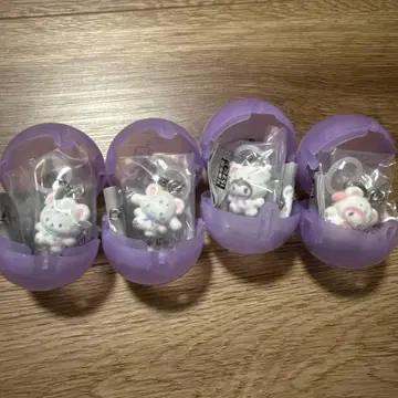 산리오 캐릭터즈 메지루시 액세서리 폭신폭신 스노우 4종 세트