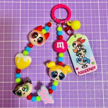 파워퍼프 걸 짜랑짜랑 키링