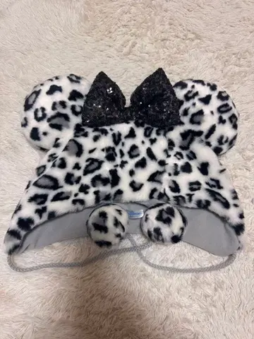 블랙 레오파드 무늬 미니 팬캡 2025Ver.