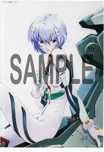 사다모토 요시유키 신세기 에반게리온 아크릴 아트 보드 아야나미 레이