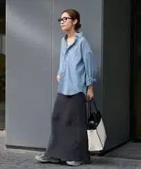 새상품급 FRAMeWORK 던거리 셔츠