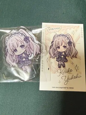 샤니마스 앙코레 유타니 키리코 아크릴 스탠드 인스턴트 사진풍 카드