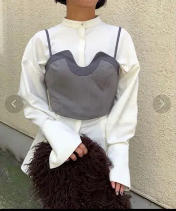 Ameri Vintage WAVE LINE SHORT BUSTIER