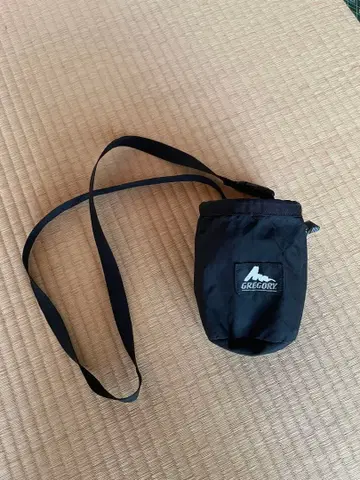 USA GREGORY 초크백 파우치 구형 택 블랙