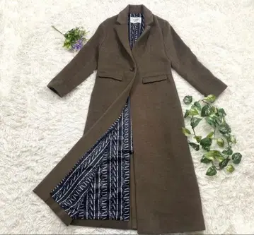 브라운 롱 코트 에이미