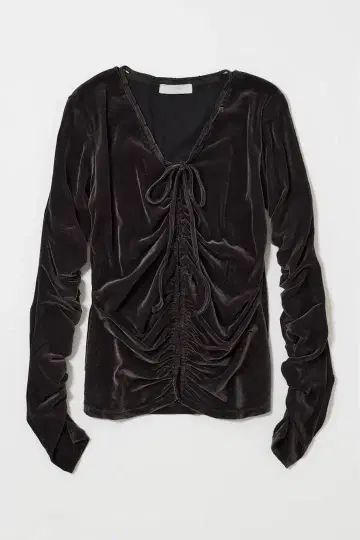 SHEER VELOUR 가디건 moussy