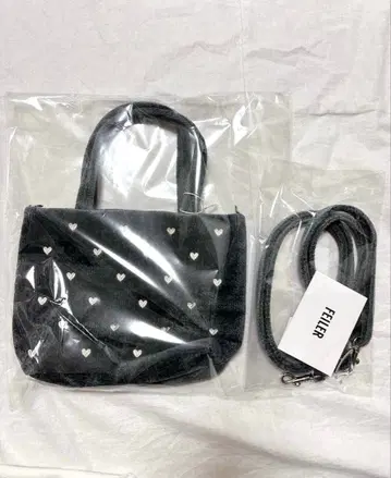 LOVERARY BY FEILER 백 그레이 숄더 스트랩 포함