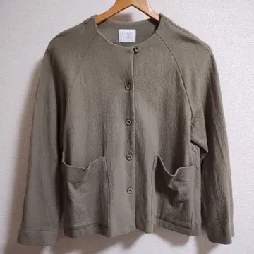 Yuni 노카라 자켓 올리브