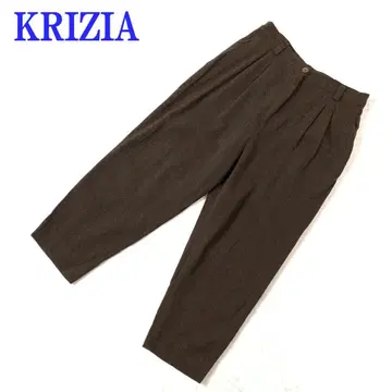 KRIZIA 크리치아 슬랙스 브라운 울 브라운 48 C4793