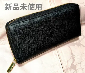 블랙 가죽 장지갑 미사용 새상품