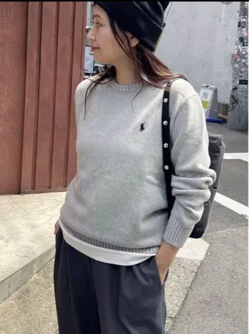 JOURNAL STANDARD 폴로 랄프로렌 코튼 니트 네이비