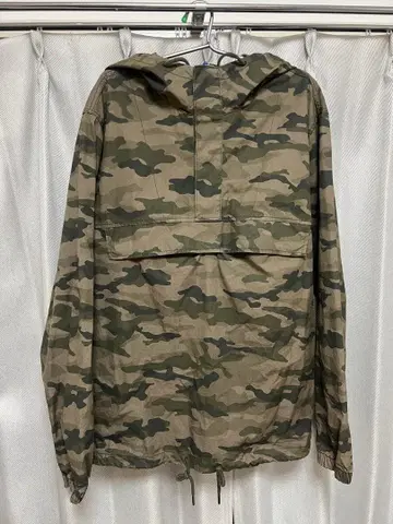 H&M 카모플라쥬 풀오버 마운틴 후드티