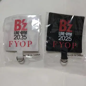 B'z LIVE-GYM 2025 FYOP 폰 탭 2색 세트