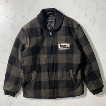 [ 새상품급 ] 블루 오리지널 블루종 버팔로 체크 파라오 자켓 M