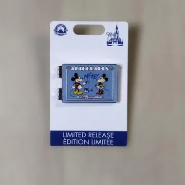 미키마우스 미니 50주년 디즈니 핀 배지 WDW 익명 배송