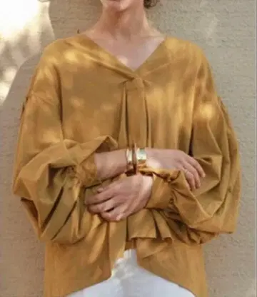 AP STUDIO 구매 Garment dye Voile 블라우스