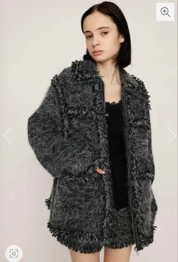 SLY FLUFFY TWEED 자켓 [ M/GRY ]