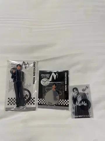 SnowMan ON 라이브 굿즈 메구로 렌 아크릴 스탠드 3종 세트