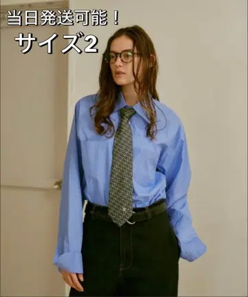 소에르테 오버 사이즈 롤업 셔츠 사이즈 2 당일 발송