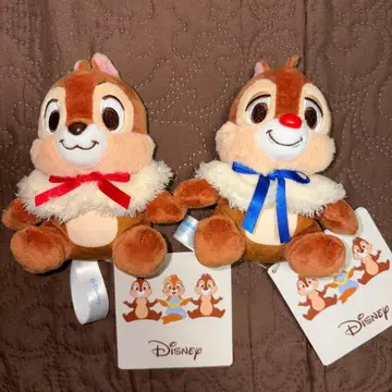칩&데일&클라리스 마스코트 Fluffy Cuties 2종