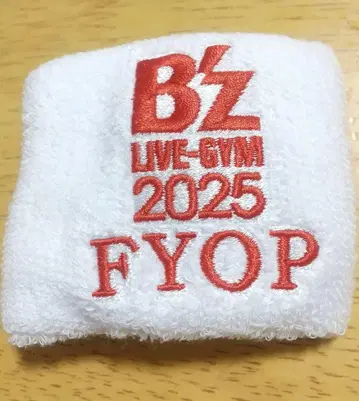 B'z LIVE-GYM2025 FYOP 가챠 리스트 밴드 화이트