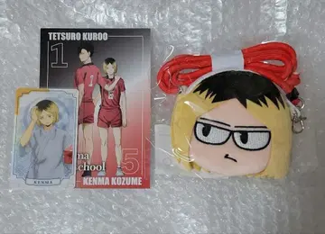 하이큐!! 코즈메 켄마 세트 지로리 페이스 케이스 엽서 홀로 카드