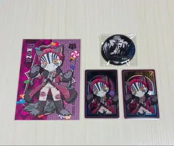 아카자 코마지 카드 캔뱃지