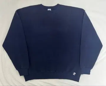 90s 러셀 맨투맨 무지 네이비 XL