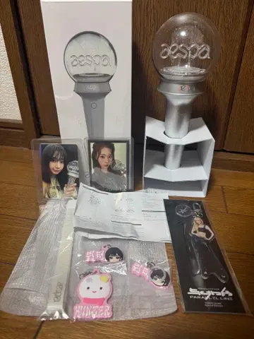 aespa 응원봉 포토 카드 포함