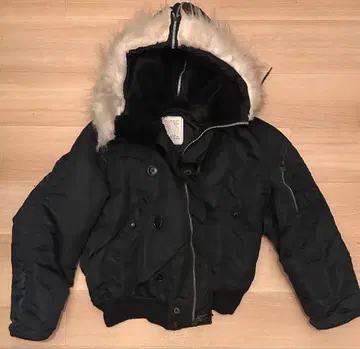 헤이세이 갸루 made in USA 퍼 플라이트 자켓