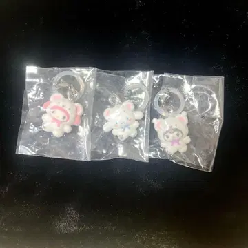 산리오 복슬복슬 스노우 메지루시 액세서리 마이멜로디 시나몬 쿠로미