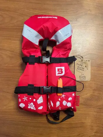 미사용 새상품 Bluestorm 소아용 구명 조끼