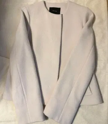 알아바일 울 코트 사이즈 2 숏코트 화이트 아이보리