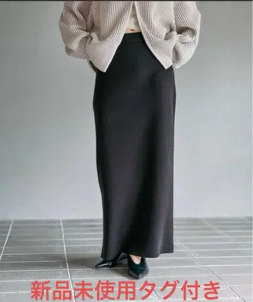 렙심 12게이지 총알 니트 내로우 스커트 TALL