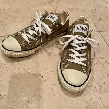 컨버스 올스타 스니커즈 올리브