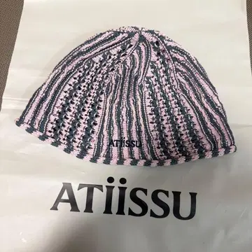 ATIISSU 스트라이프 니트 모자