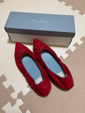엠마 프랑소와 레드 플랫슈즈 24cm