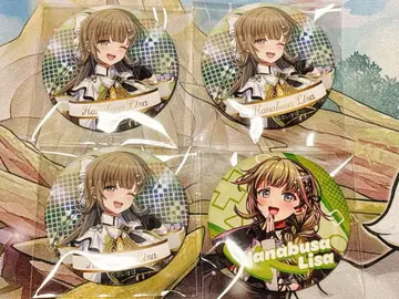 부이 스포 페스티벌 캔뱃지 에이 리사 4개 세트