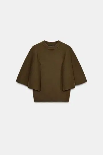 [ ZARA ] 케이프 슬리브 니트 스웨터 M 사이즈