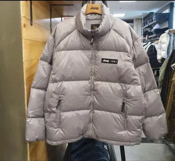 Jeep 그레이 다운 자켓