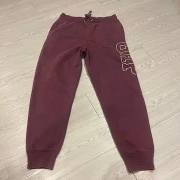 GAP 버건디 스웨트 팬츠 M