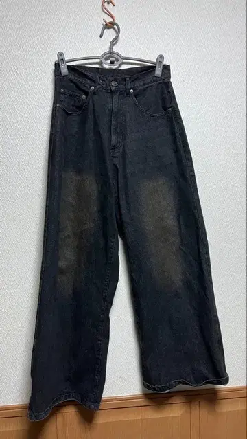 YZ younger song baggy denim - M 사이즈 블랙