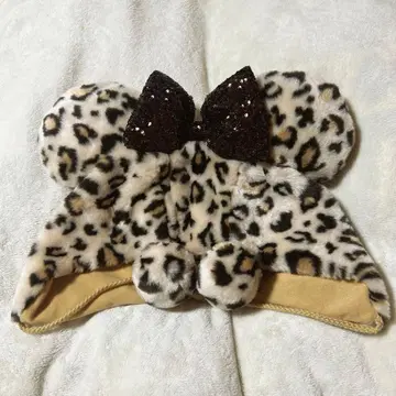 새상품 디즈니 팬캡 레오파드 무늬